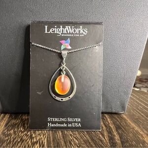 LeightWorks Wearable Fine Art Sterling Silver Necklace N13 B20